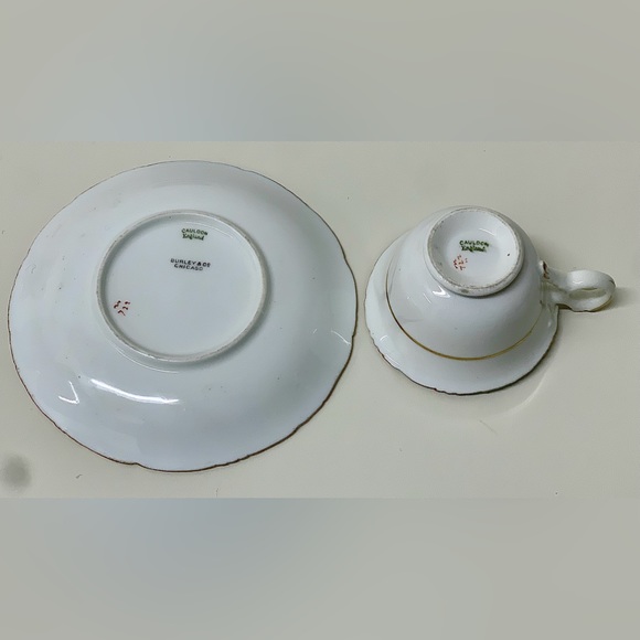 Vintage Royal Cauldon England for Burley Chicago Floral Demitasse Cup & Saucer - Picture 6 of 16